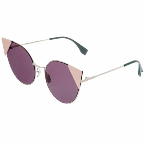 FENDI FF0190/S Pink Palladium Cat Eye Sunglasses main image 7